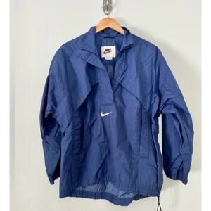 Nike 90s Vintage Blue Pullover Windbreaker